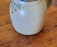 Stoneware pitcher