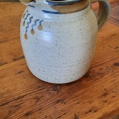 Stoneware pitcher