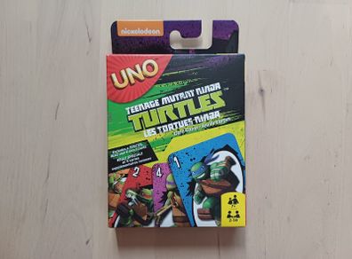 UNO TMNT Teenage Mutant Ninja Turtles Card Game Mattel OOP BRAND NEW