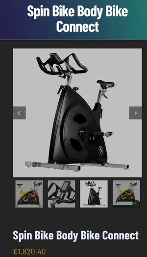 Body Bike Connect Spinning bike with HR Monitor