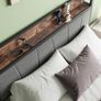 Double Bed Frames with Wooden Storage Headboard Image 6