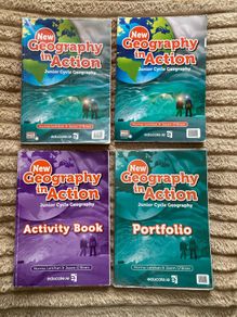 New Geography in Action - Junior Cycle Geography - Textbook & Combined Portfolio & Activity Book - Set