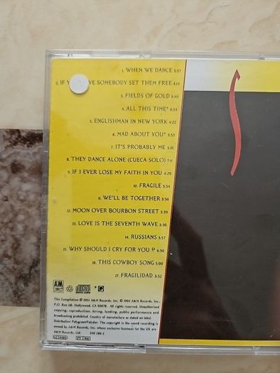 Sting CD - The Best Of
