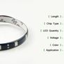 2x 30CM Waterproof 5050 SMD Bar LED Strips String For Car Red/Blue/White/Yellow color Image 4