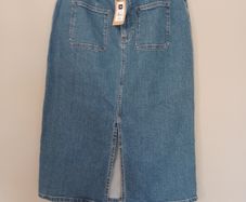 gallery denim midi