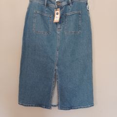gallery denim midi