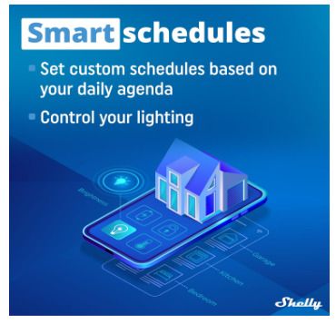2 x Shelly plus 2PM, Power Metering Switch - Wi-Fi-operated smart switch, 2 channels 16A total current