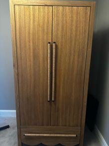Wooden wardrobe