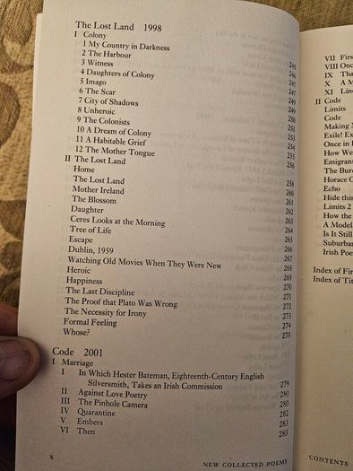 Eavan Boland New Collection Of Poems First Edition Paperback In Good Condition. See Photos For Same.