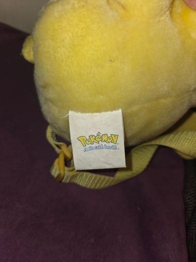 Vintage 1990's Pikachu Plush Backpack