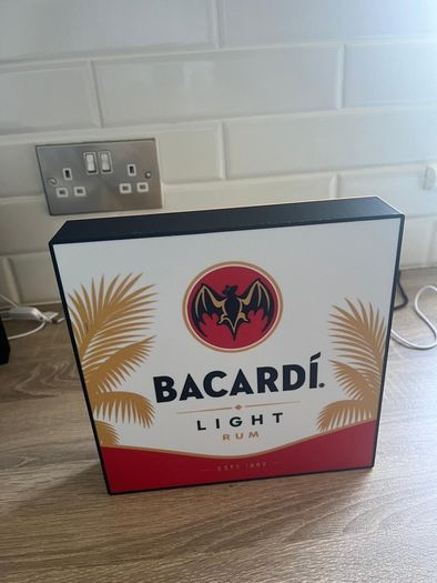 Bacardi light box (See my other ads)