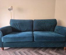 Velvet Sofa teal