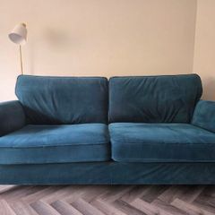 Velvet Sofa teal