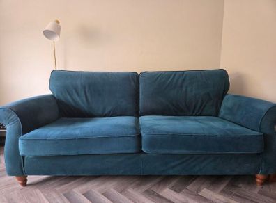 Velvet Sofa teal