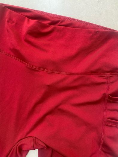 Burgundy leggings