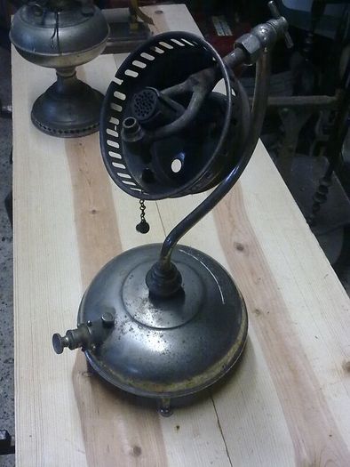 3 old lamps for spares or restoration