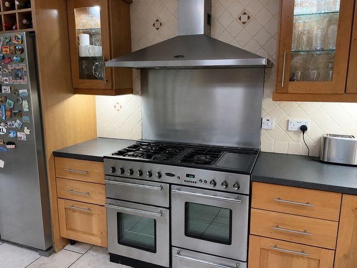 Rangemaster 110cm Gas Range Cooker  Stainless Steel  Good Condition