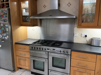 Rangemaster 110cm Gas Range Cooker  Stainless Steel  Good Condition