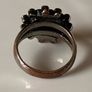 Black Round Cocktail Ring Image 5