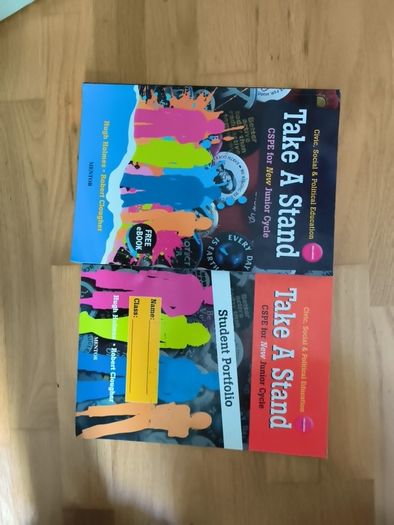 Take a Stand CSPE Junior Cycle book+student portfolio bundle