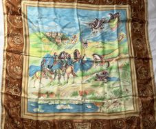 Vintage silk Piero Guidi scarf