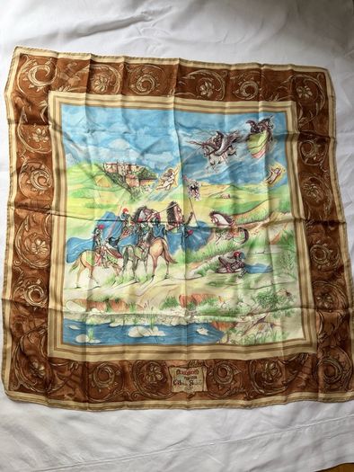 Vintage silk Piero Guidi scarf