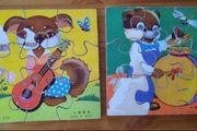 Two Vintage Mid Century Children's 1970s jigsaws