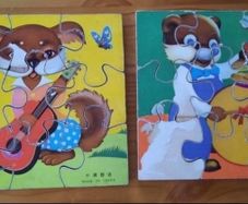 Two Vintage Mid Century Children's 1970s jigsaws