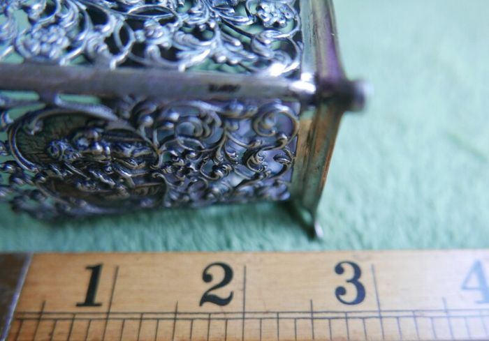 Vintage Container Holder Continental Silver 800 - 49g