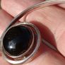 Stunning Sterling Silver Polished Agate Geometric Pendant set Image 4