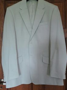 Mans Cream casual Jacket Size 42Regular 107cm