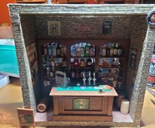 Miniature pub - Diorama / Room box