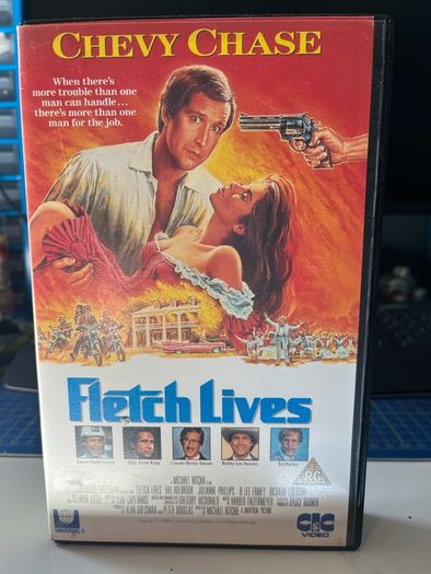 Fletch lives VHS big box ex rental