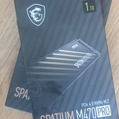 SSD 1tb nvme MSI pro 470 spatium new