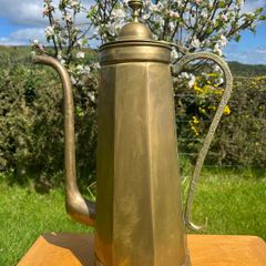 55cm tall Vintage  Brass pot
