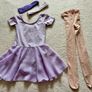 Purple Skirted Ballet Leotard Age 7-8 Image 2