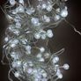 100 White Berry Crackle Lights Image 2