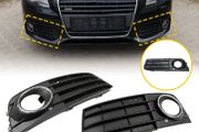 2 x Front Bumper Fog Light Lamp Cover Grill For Audi A4 B8 A4L 2009-2012 Grille