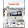 Reception Desk, 60 cm Rectangular Front Counter Table, Modern Office Reception Desk with Drawer, Small Minimalist Retail Counter Table Image 4