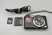 Panasonic Digital Camera Lumix DMC-SZ7 14.1MP Black Tested - Full Kit