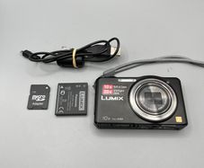 Panasonic Digital Camera Lumix DMC-SZ7 14.1MP Black Tested - Full Kit