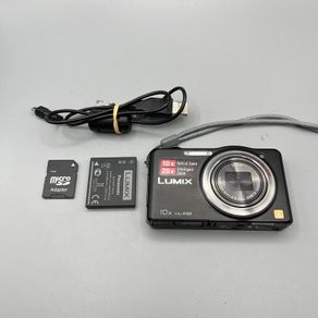 Panasonic Digital Camera Lumix DMC-SZ7 14.1MP Black Tested - Full Kit