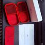 Genuine Omega red strap travel case and presentation set Image 3