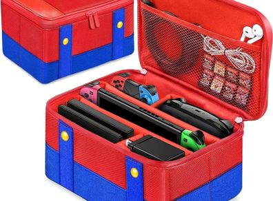 Nintendo Switch Large Capacity Travel Switch Protective Case Nx Ns Game Console Storage Bag Customizable