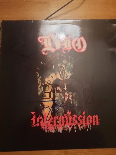 DIO : Intermission -LP  - Autographed (by all, except Dio)