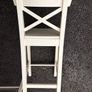 Pair of IKEA INGOLF White Bar Stools Image 8