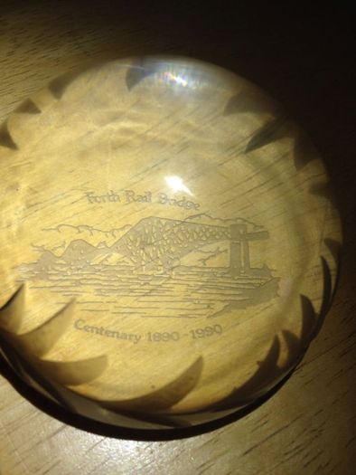 Forth Rail Bridge Centenary 3D Paperweight