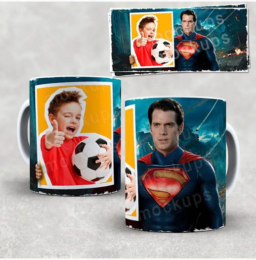 Selfie with Superheroes Gift Novelty Mug