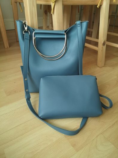 Topshop Blue Handbag
