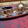 Vintage Condiment Set - Silver Plated Image 4